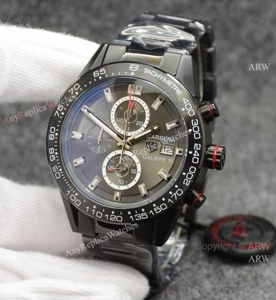 High Quality Copy TAG Heuer Carrera Calibre 16 So Black Quartz Watches